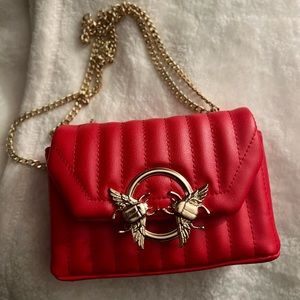 RED ASOS PURSE